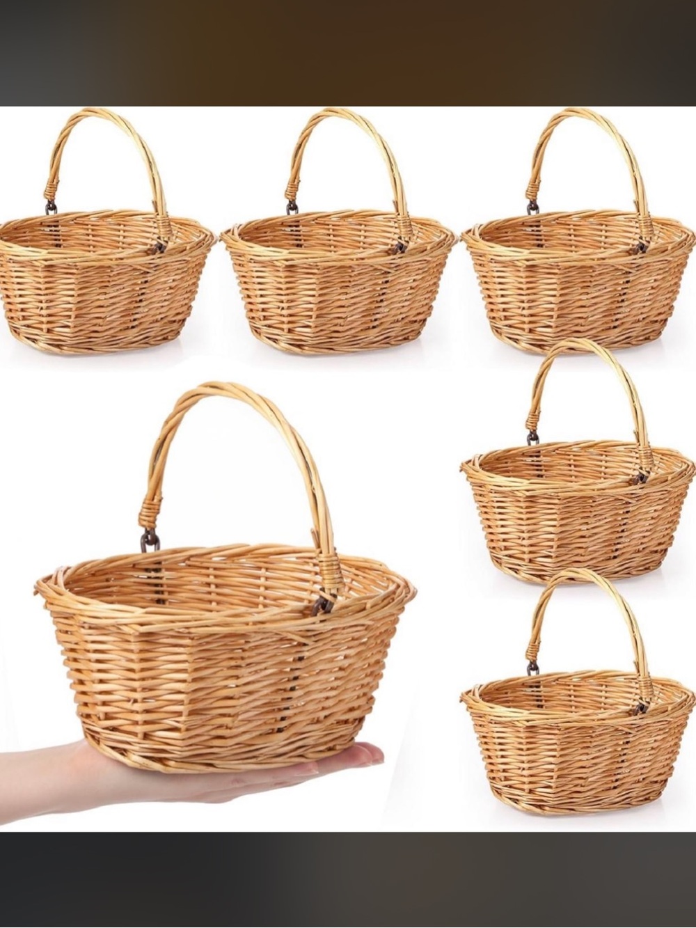 6 baskets / Natural Beige